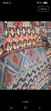 Charger l'image dans la galerie, Blouse tunique imprimé ethnique bohème Cassis Collection T46