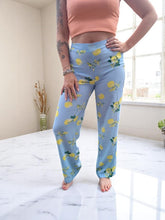 Charger l&#39;image dans la galerie, Pantalon trendone citron bleu taille L
