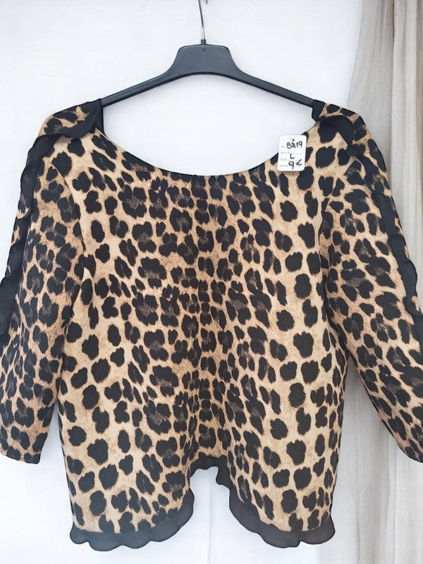 Blouse leopard zara taille L