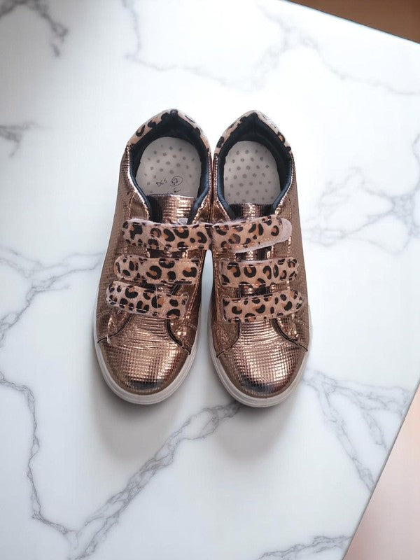 Basket leopard et bronze pointure 37