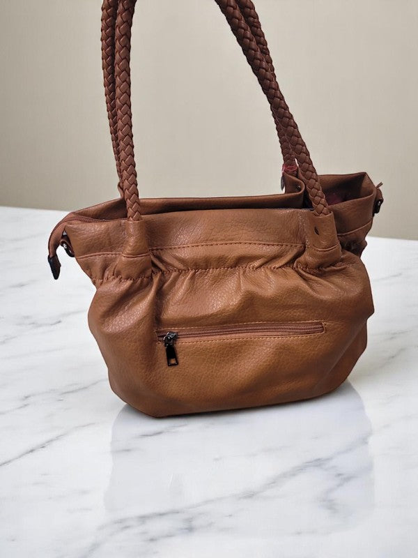 Sac brun grande anse