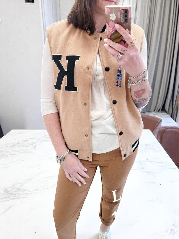 Veste lycéen taille L brune kzell