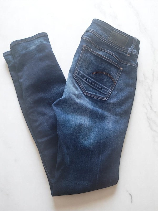 Jeans bleu taille basse taille 29 g star