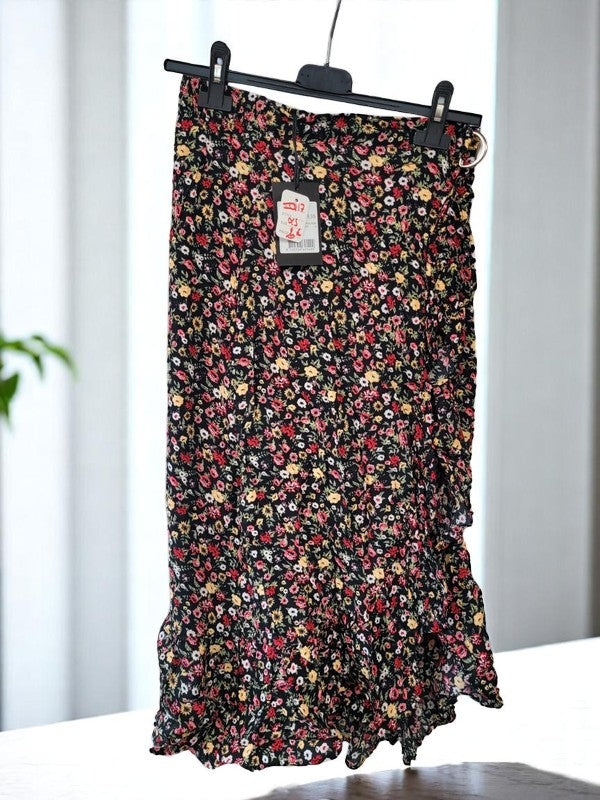 Jupe fleurie neuve taille xs