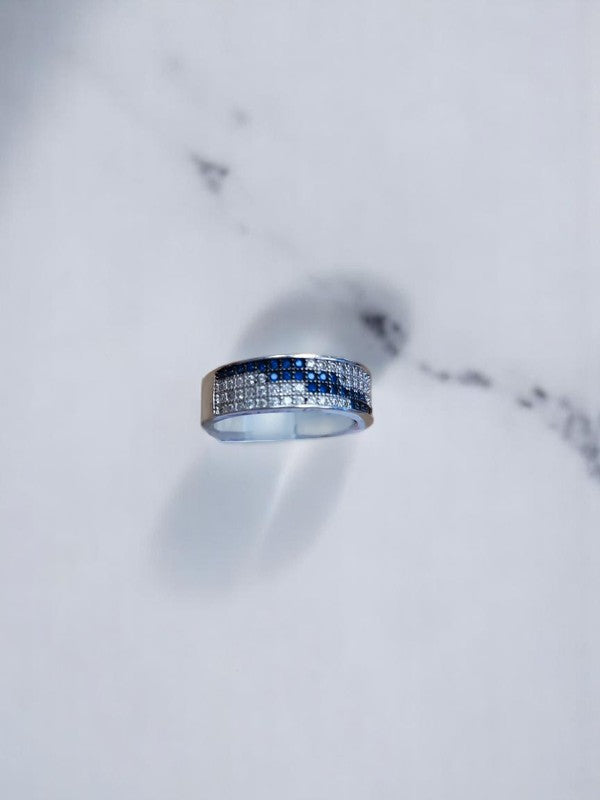 Bague en argent taille 52