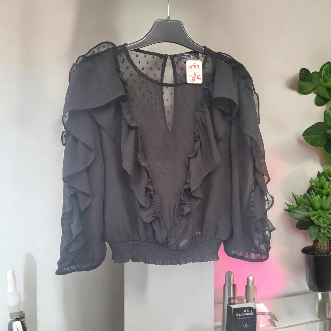Blouse bershka noire taille s