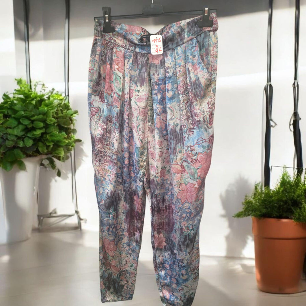 pantalon sarouel mango taille s