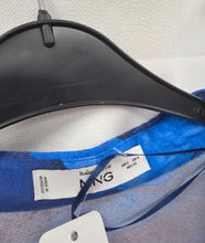 Charger l'image dans la galerie, Chemisier mango bleu taille m
