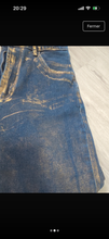 Charger l'image dans la galerie, Jeans bleu et doré taille l
