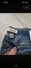 Charger l'image dans la galerie, Jeans bleu et doré taille l

