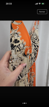 Charger l'image dans la galerie, Robe orange et léopard taille m
