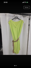 Charger l'image dans la galerie, Robe verte pomme taille unique
