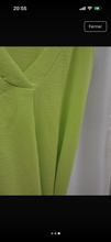 Charger l'image dans la galerie, Robe verte pomme taille unique
