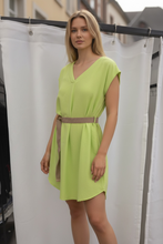 Charger l'image dans la galerie, Robe verte pomme taille unique

