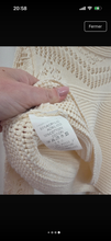 Charger l'image dans la galerie, Pull en crochet beige taille unique
