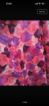 Charger l'image dans la galerie, Chemisier fleuri fuchsia taille S
