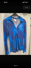 Charger l'image dans la galerie, Chemisier mango bleu taille m

