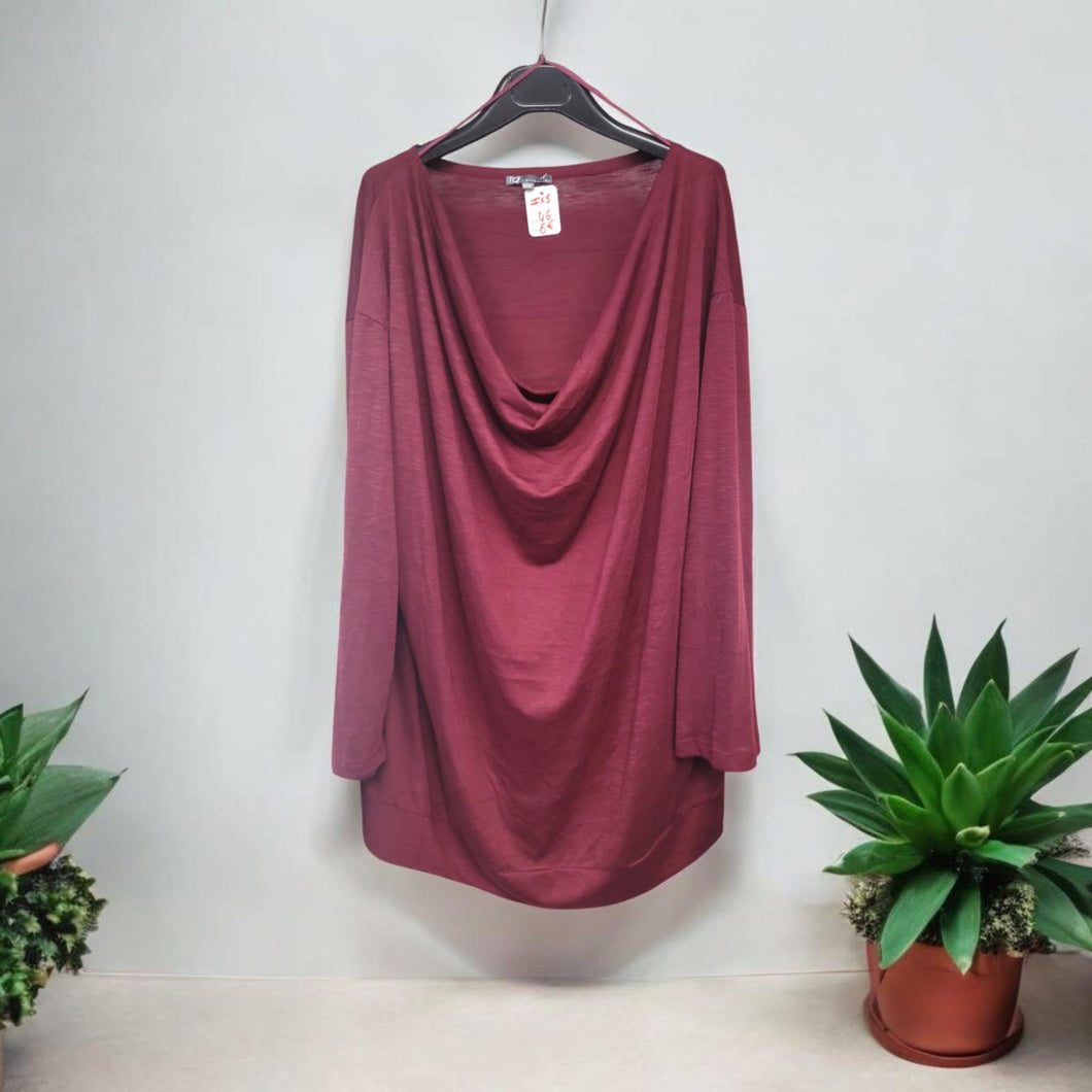 haut à col drapé taille 46