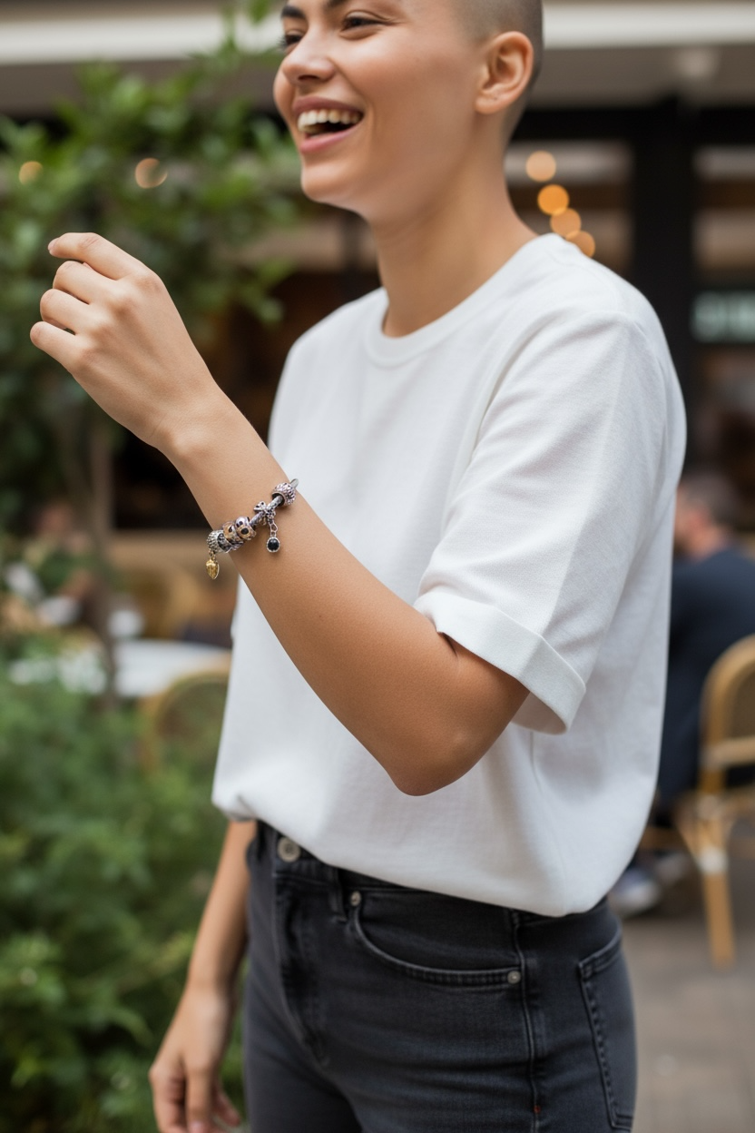 Bracelet en argent 20cm