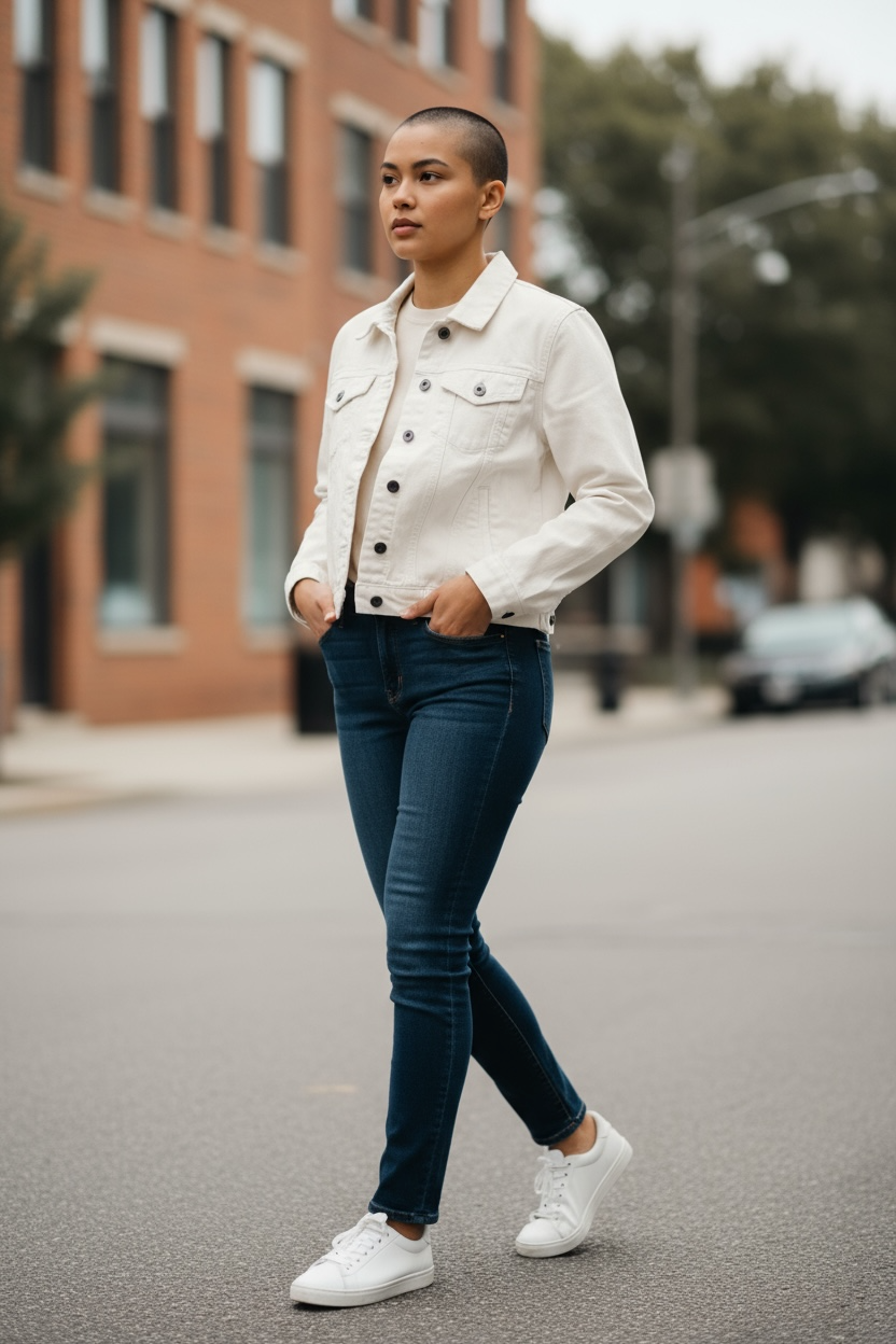 Veste blanche taille s forever 21