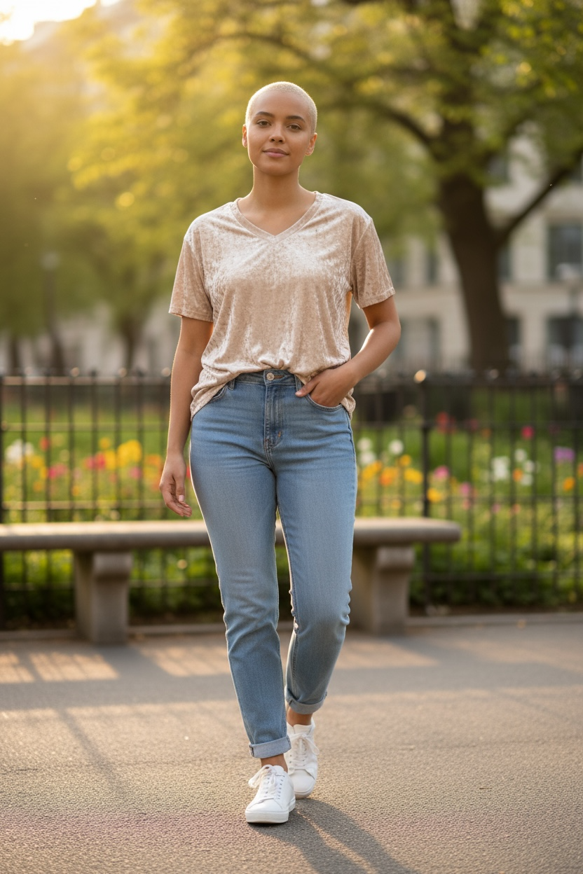 Tee shirt neuf peau de pêche taille s
