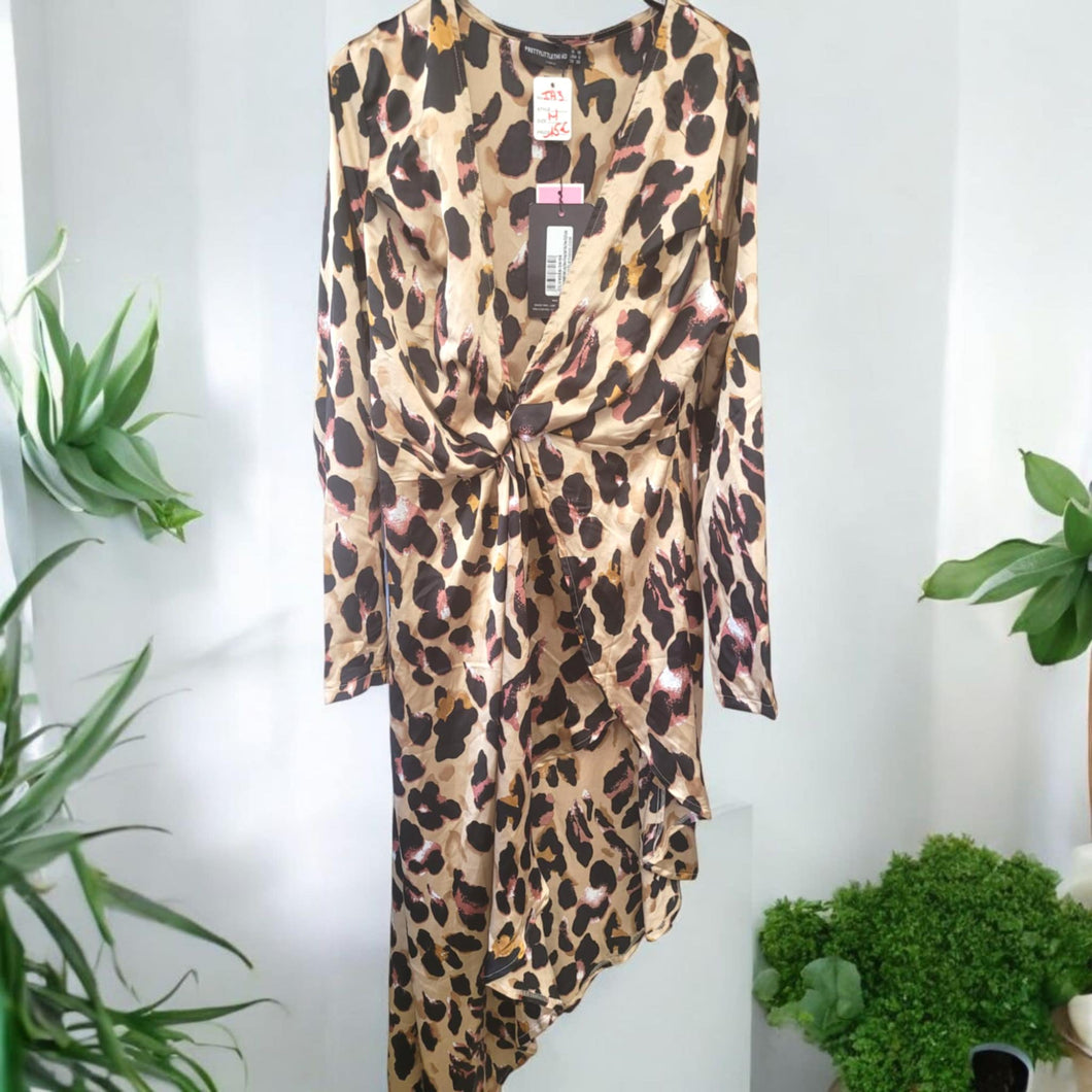 Robe leopard neuve taille m