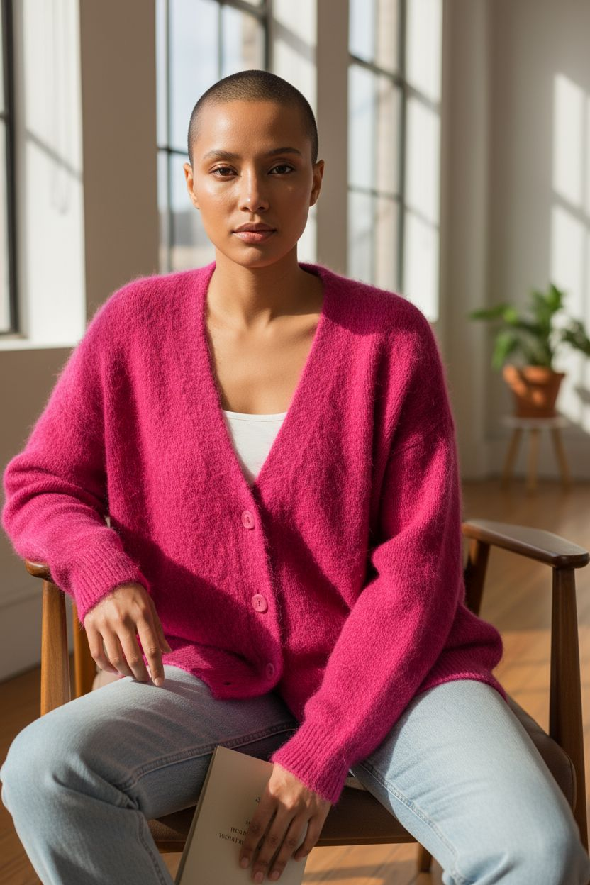 Gilet fuchsia taille xl
