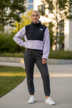 Charger l'image dans la galerie, Pull noir et lila the north face taille m
