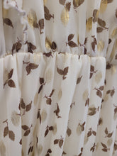 Charger l&#39;image dans la galerie, Robe courte beige et doree taille L
