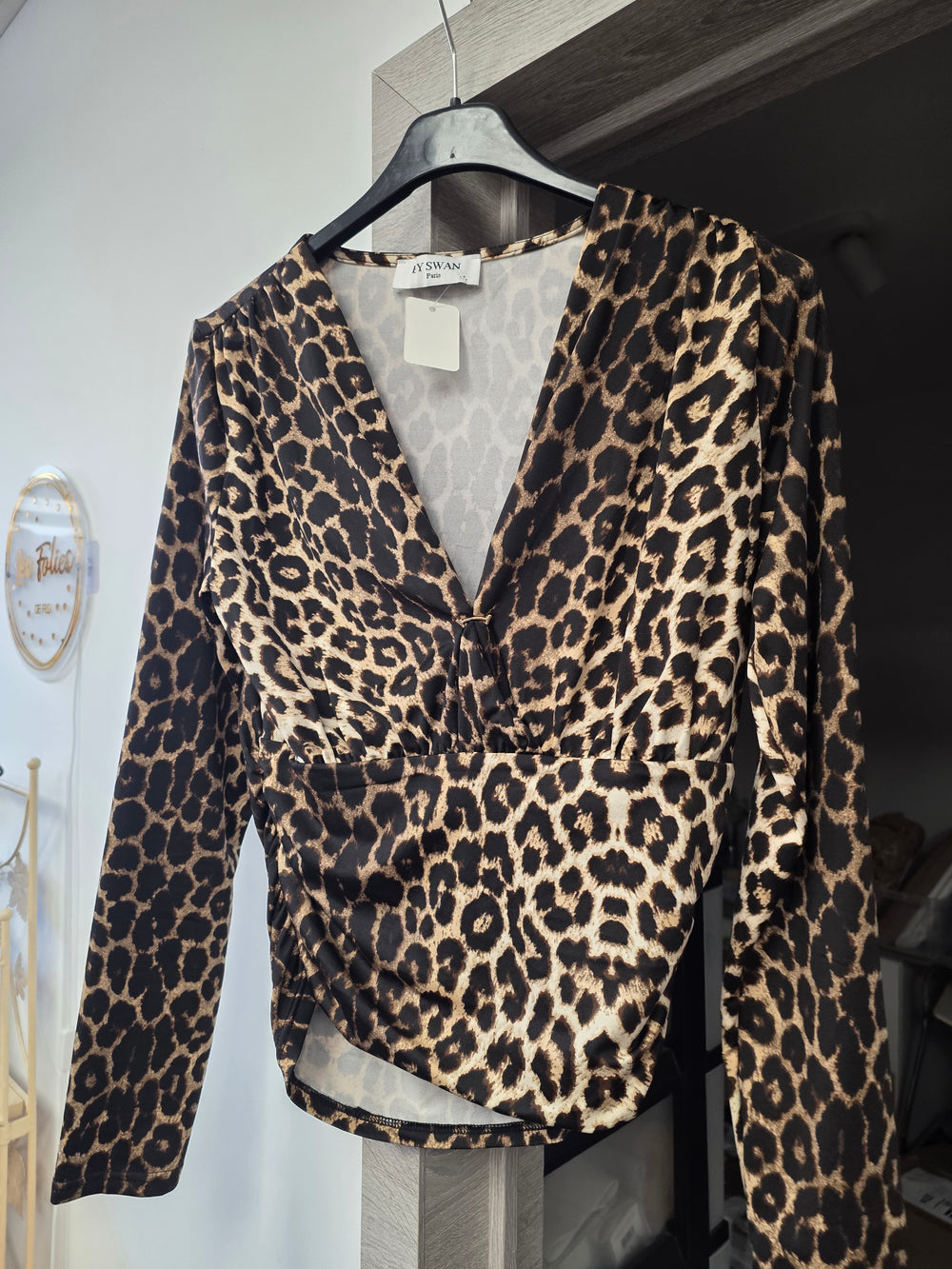 Blouse leopard taille L
