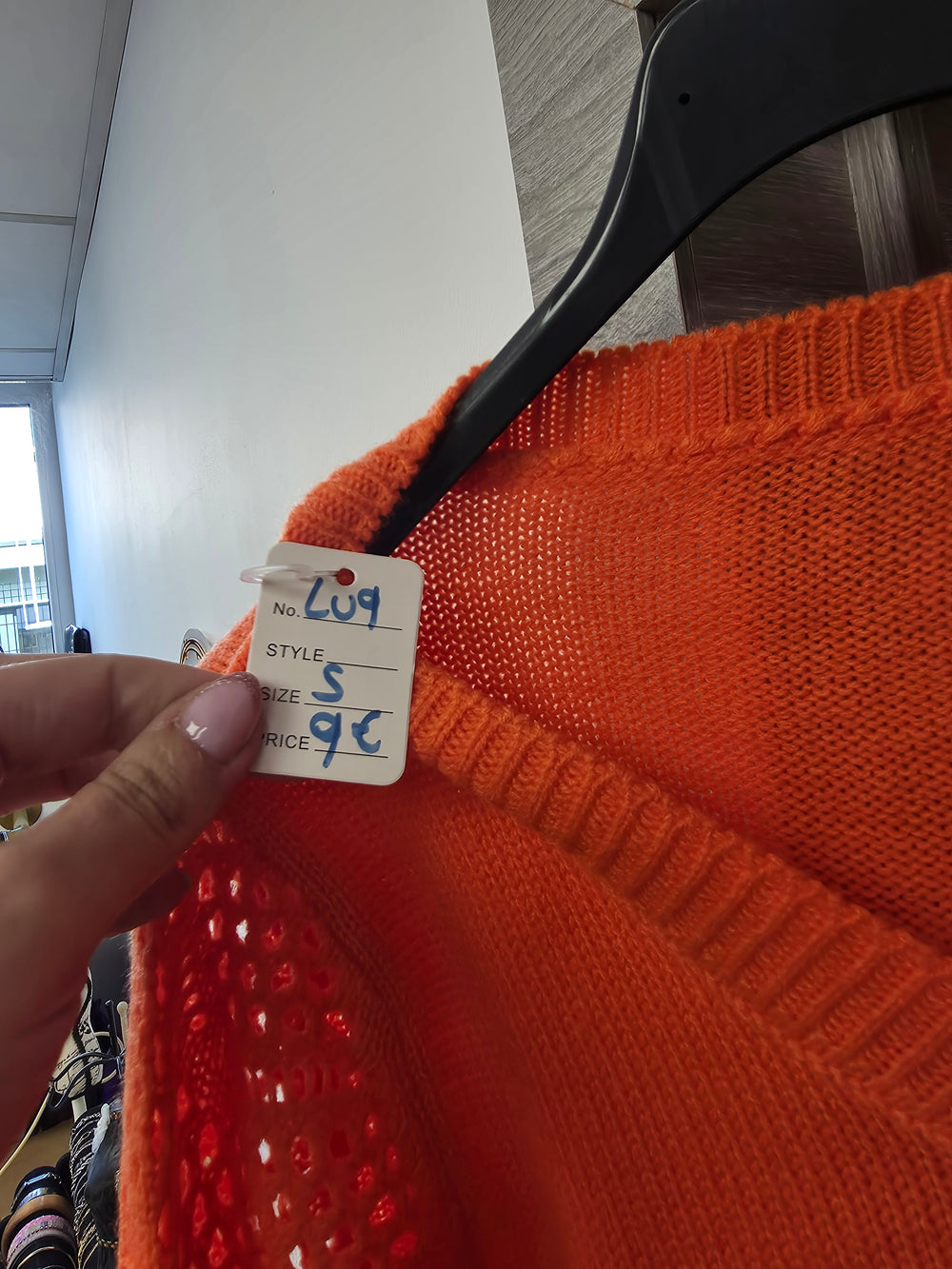 Pull orange taille s
