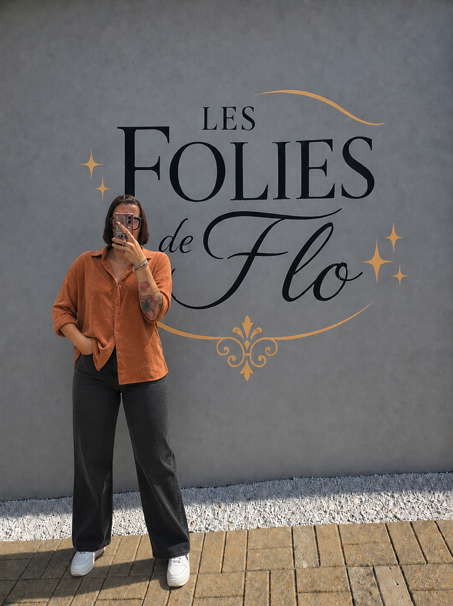 Chemise en velours brune taille s