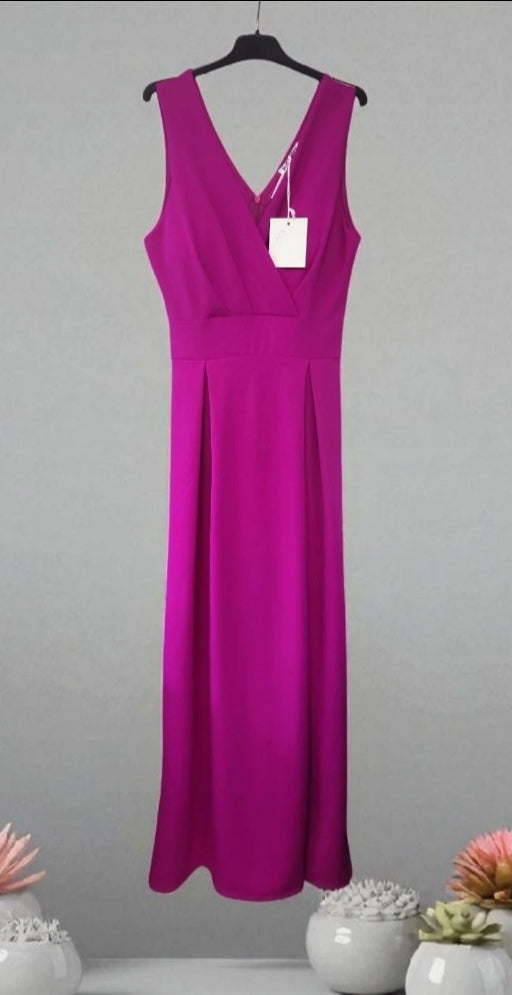 Robe violette taille l neuve
