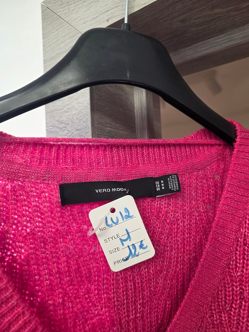 Pull rose taille m