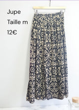 Charger l&#39;image dans la galerie, Jupe noire et beige taille m
