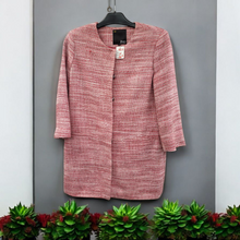 Charger l&#39;image dans la galerie, Long blazer rose jbc taille m
