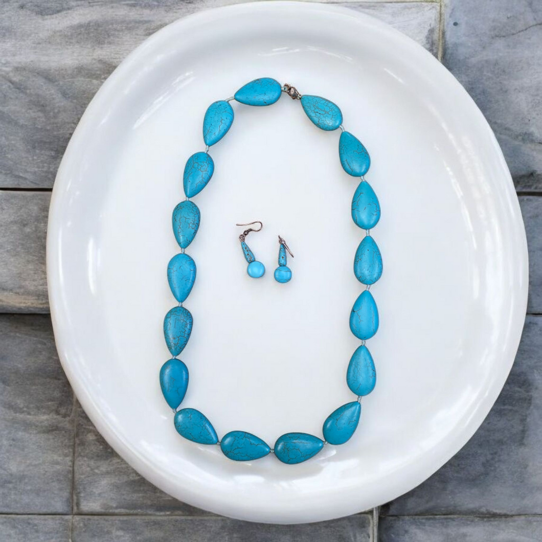 Ensemble en turquoise