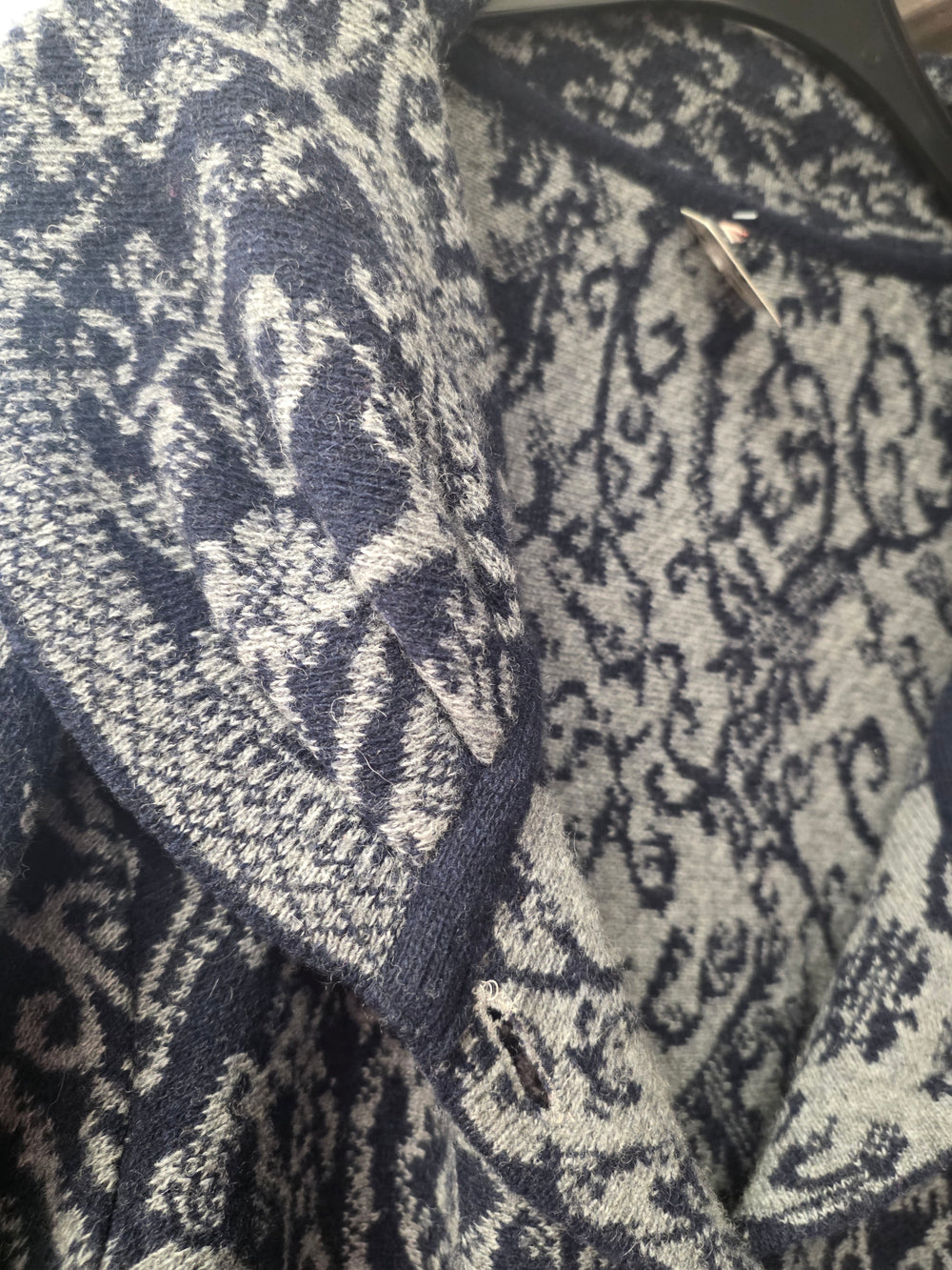 Veste gilet bleu taille unique