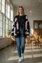 Charger l'image dans la galerie, Gilet rose et noir taille L
