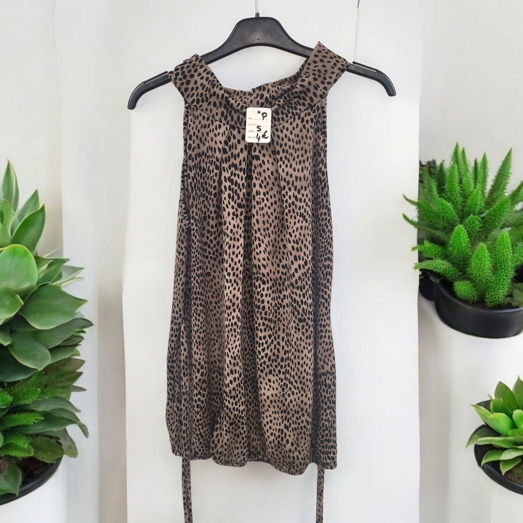 Blouse leopard taille s