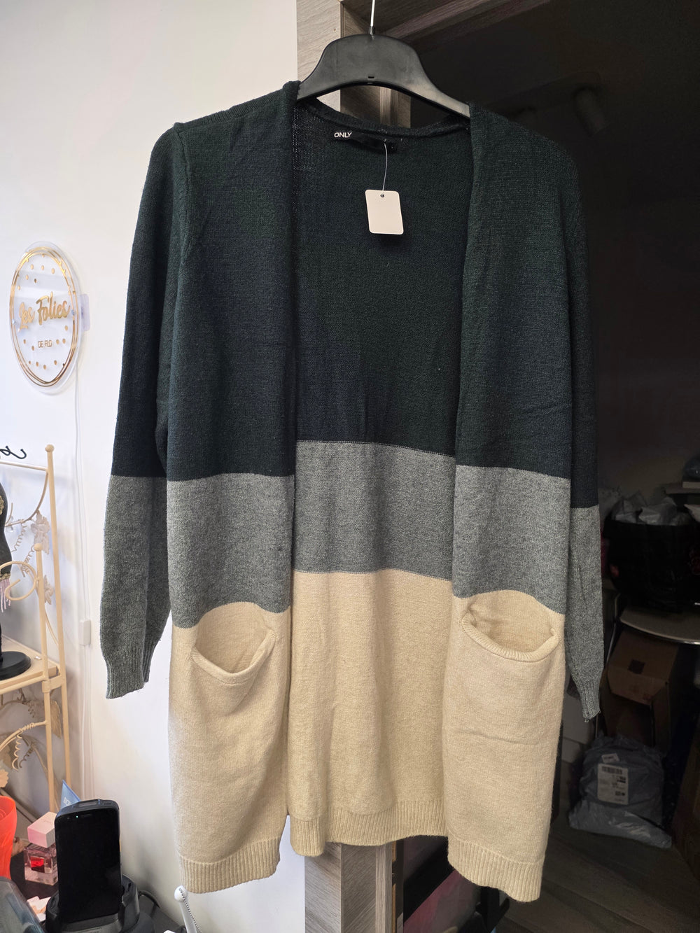 Gilet long ligne taille L