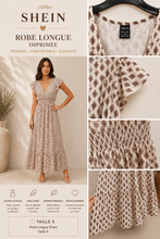 Charger l'image dans la galerie, Robe brune longue taille s
