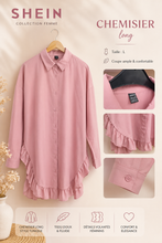 Charger l'image dans la galerie, Robe chemise rose taille l
