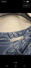 Charger l'image dans la galerie, Blouse bleue et blanche taille 48
