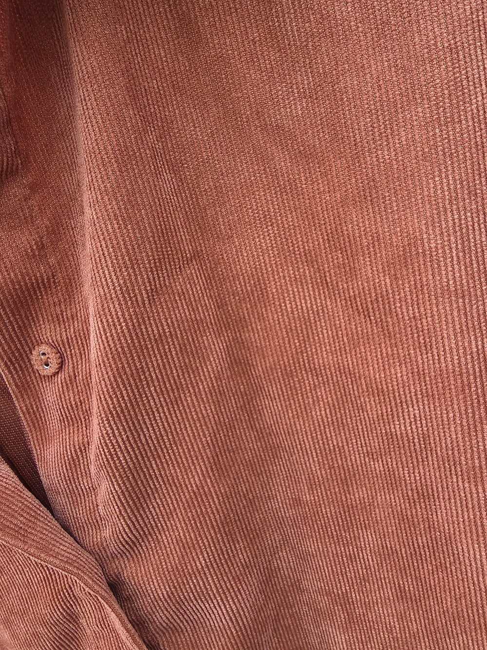 Chemise en velours brune taille s