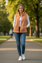 Charger l'image dans la galerie, Veste sans manche orange taille l
