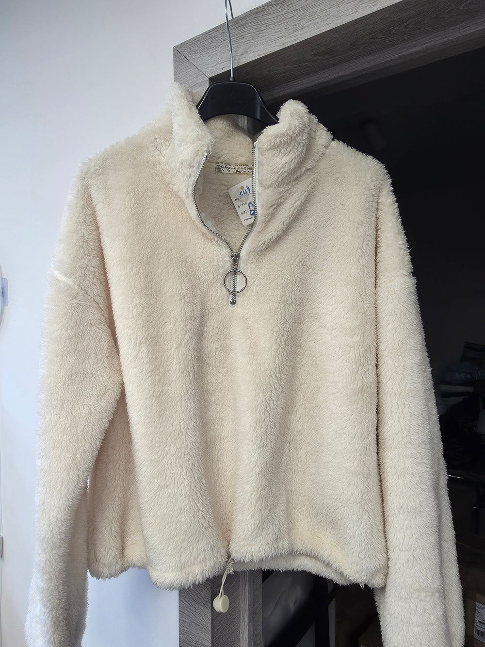 Pull pilou beige taille m