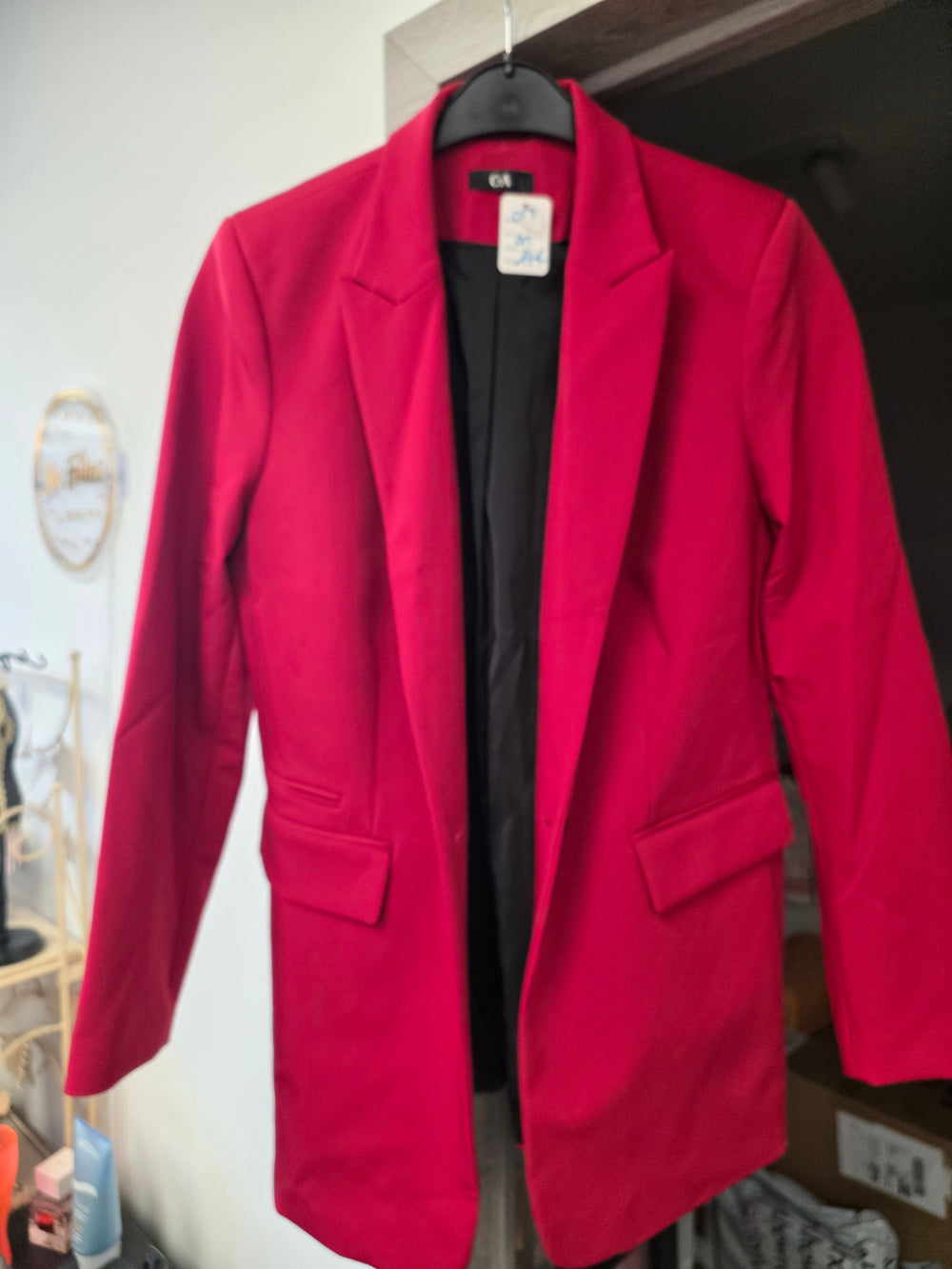 Blazer rouge c&a taille xl