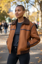 Charger l&#39;image dans la galerie, Veste brune taille m
