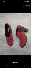Charger l'image dans la galerie, Chaussure ocre bordeaux pointure 41
